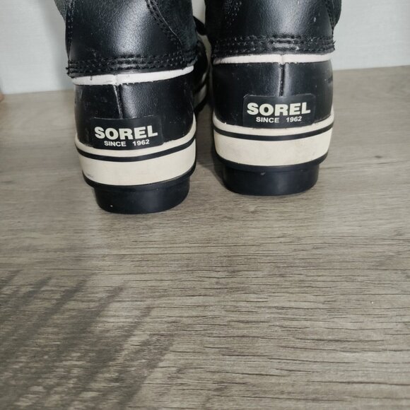 Sorel Women's Tivoli Leather Waterproof Winter Boots Lace Up Sz 8 - Picture 6 of 10